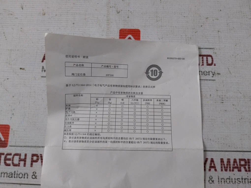 Azbil Avp302 Digital Smart Valve Positioner 12Vdc Rjylkl41051001 - Image 25