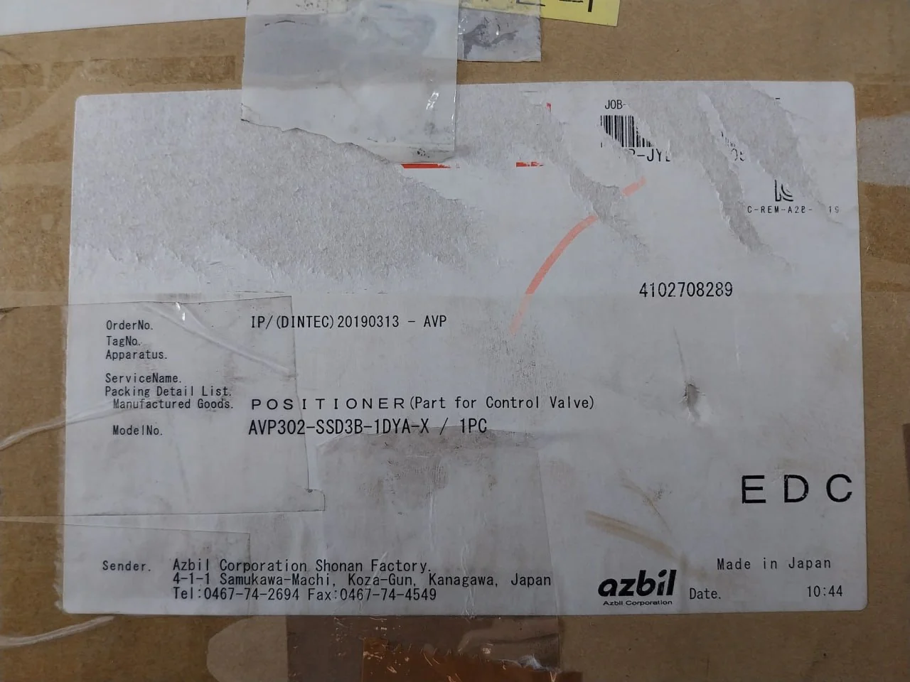 Azbil Avp302 Digital Smart Valve Positioner 12Vdc Rjylkl41051001 - Image 31