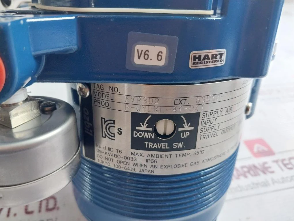 Azbil Avp302 Smart Valve Positioner With Air Regulator Kz03-2A Ip66 12Vdc 970Kpa - Image 8