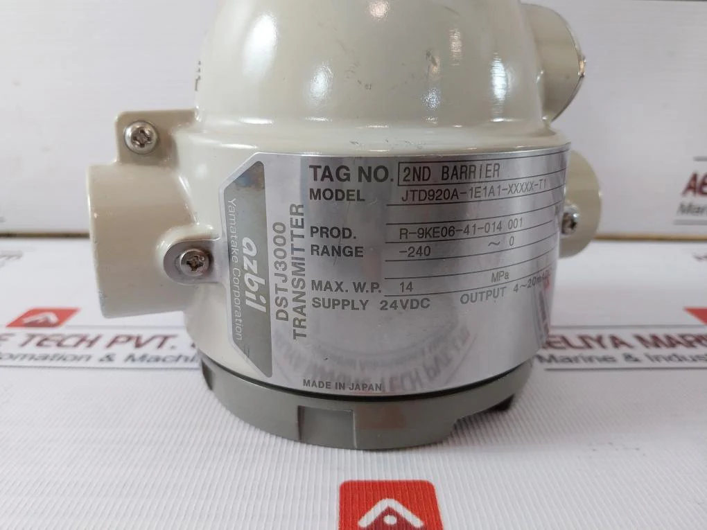Azbil Dstj3000 Electronic Differential Pressure Transmitter 14 Mpa 4-20Madc D920 - Image 23