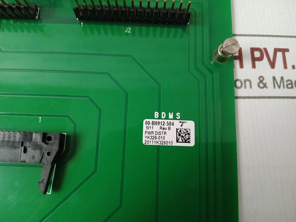 B.D.M.S. 300382A Backplane Pcb Card 2011Yk326010 Rev B Pnc-6 - Image 3