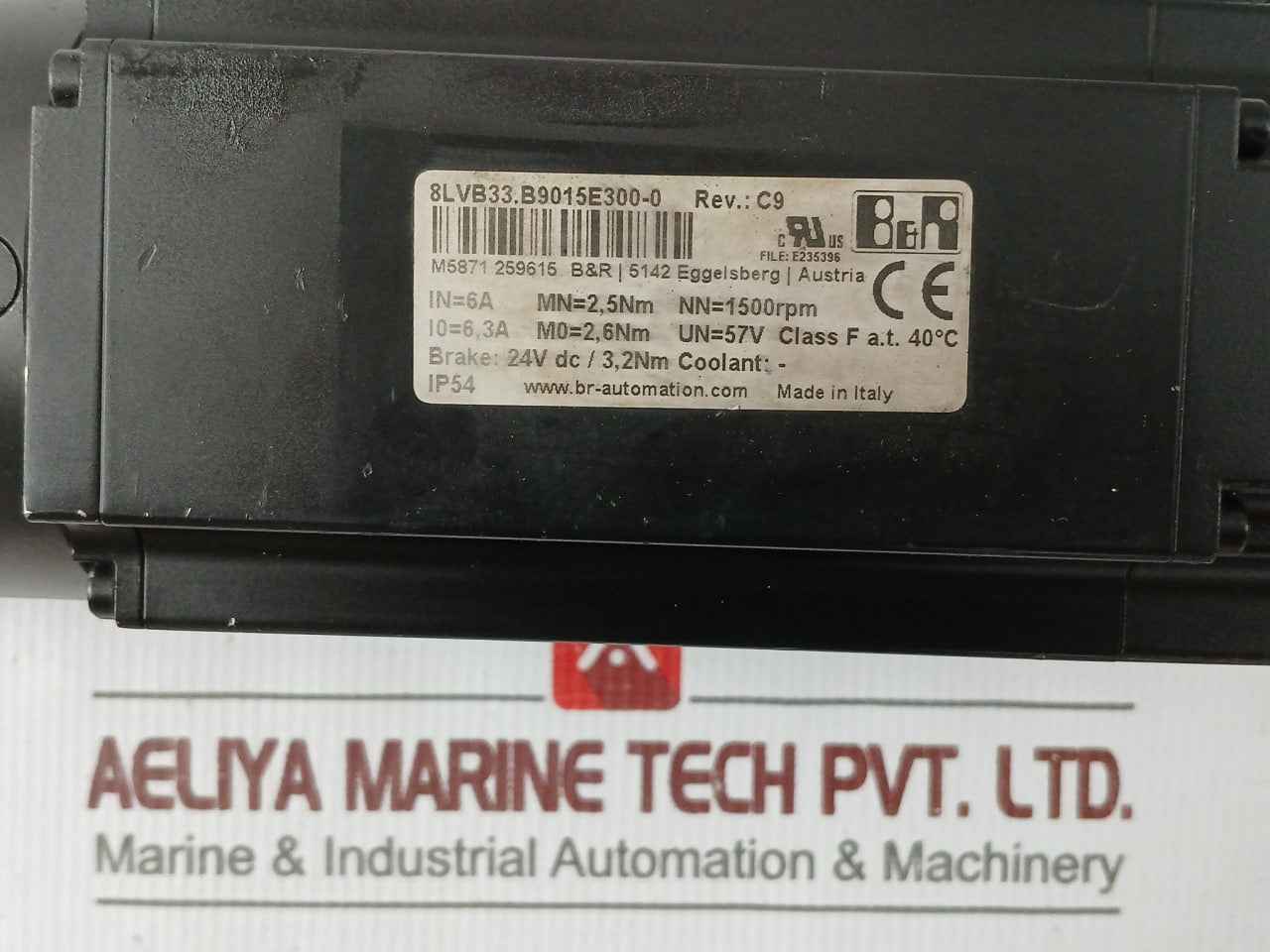 B&R 8Lva33.B9015E300-0 Synchronous Servo Motor 1500Rpm 24Vdc Rev.A0 Ip54 - Image 14