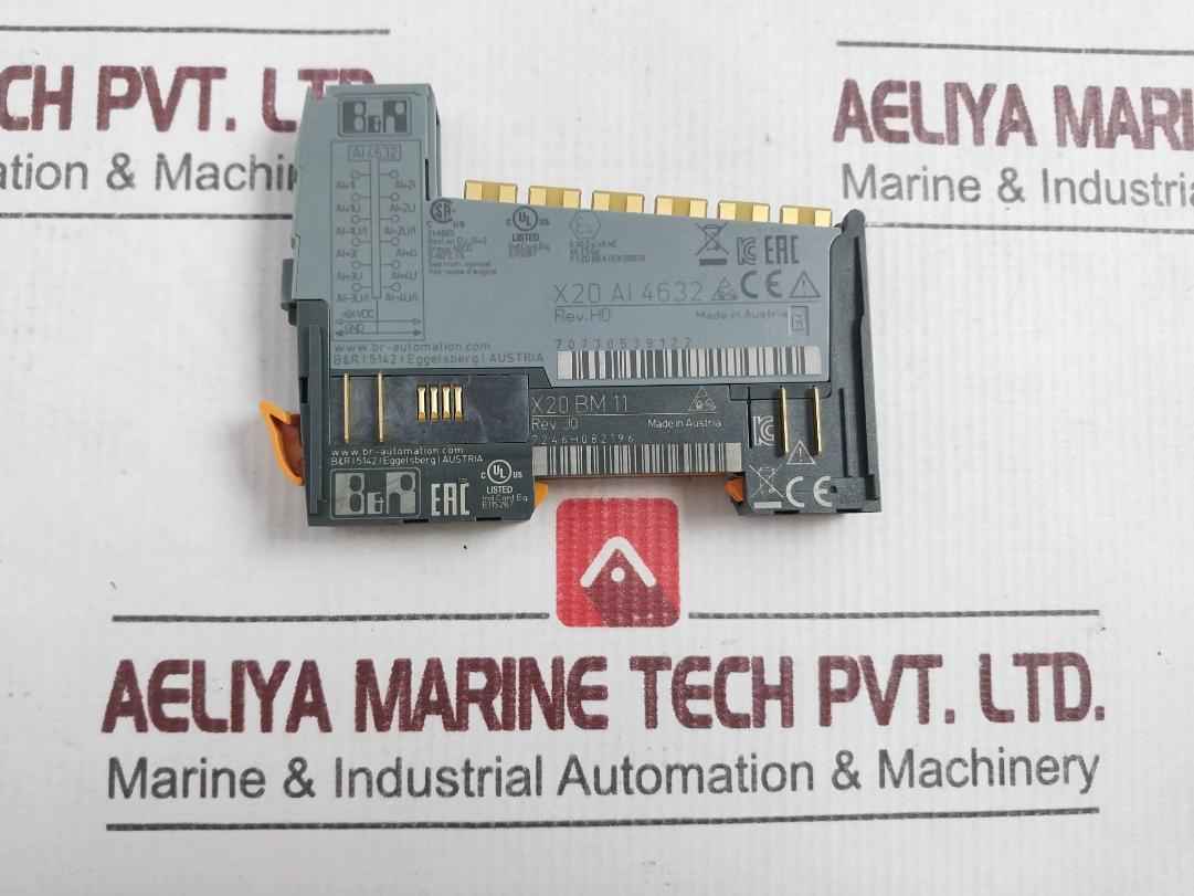 B&r X20 Ai 4632 I/o Module 0-60c T5 24vdc Rev J0,h0 - Image 6