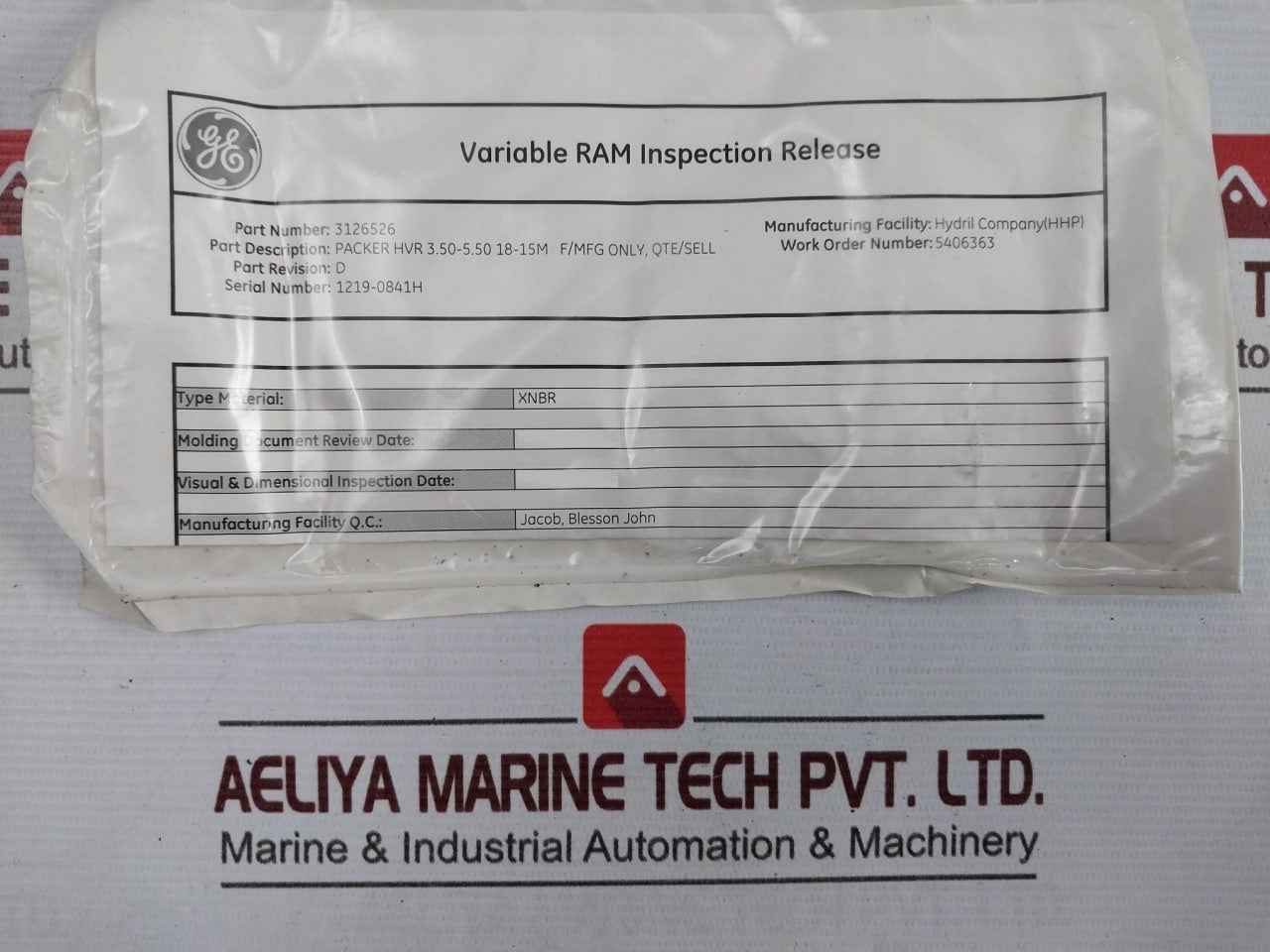 Baker Hughes 3126526 Packer Hvr 3.50-5.50 18-15M Xnbr Rev D Duro 85A - Image 16