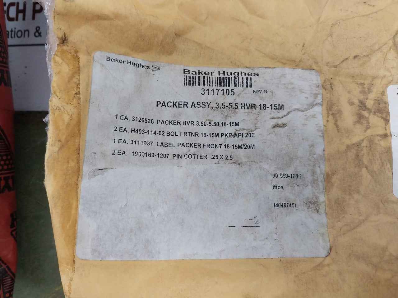 Baker Hughes 3126526 Packer Hvr 3.50-5.50 18-15M Xnbr Rev D Duro 85A - Image 26