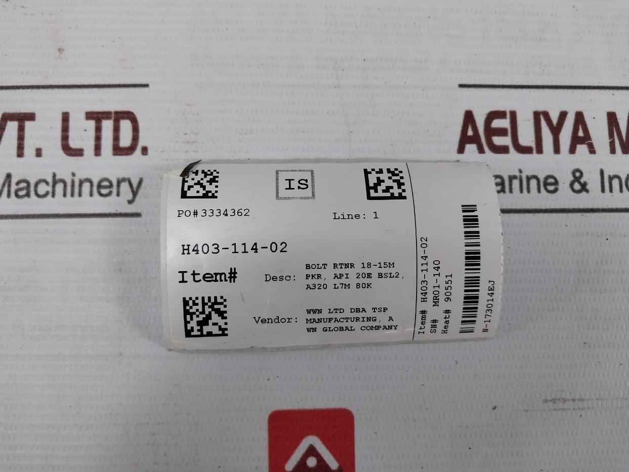 Baker Hughes 3126526 Packer Hvr 3.50-5.50 18-15M Xnbr Rev D Duro 85A - Image 9