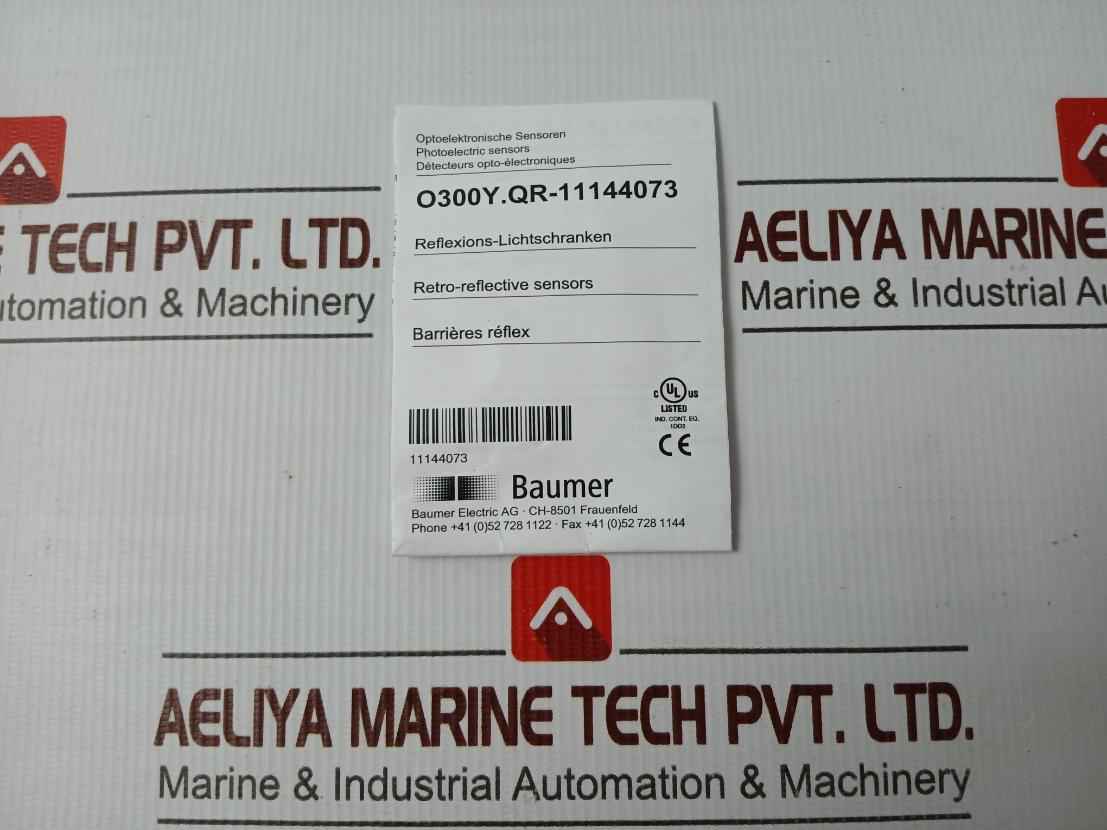 Baumer O300Y.Qr-11144073 Photoelectric Sensor - Image 8