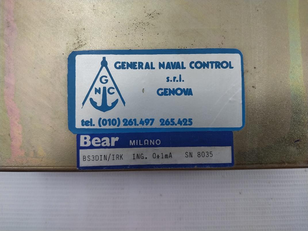 Bear Bs3Din/Irk Analog Bar Graph Panel Meter Ing.0-1Ma 0-150 X 10 - Image 6
