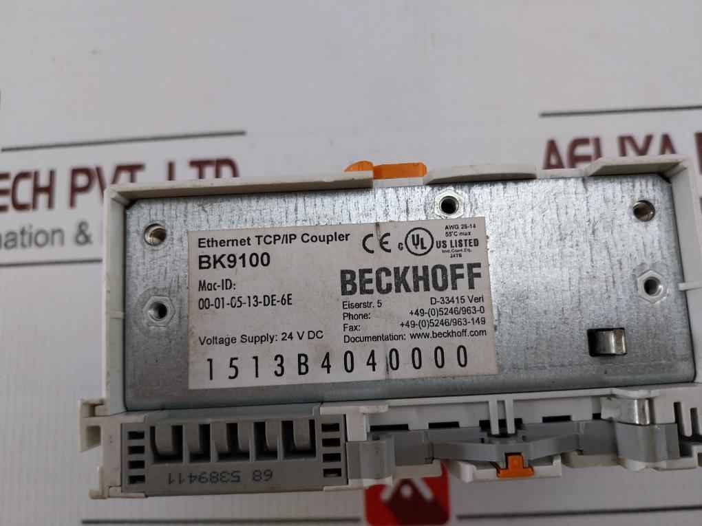 Beckoff Bk9100 Ethernet Tcp/ip Bus Coupler 24v Dc - Image 12