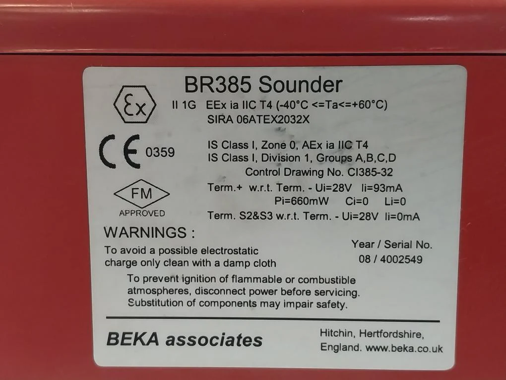 Beka Br385 Audible Sounder - Image 6