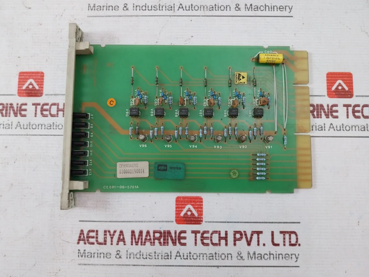 Bhel Ce691-36-570 Pcb For Pulse Isolation Module Un 0099A Cn9090365702 - Image 3