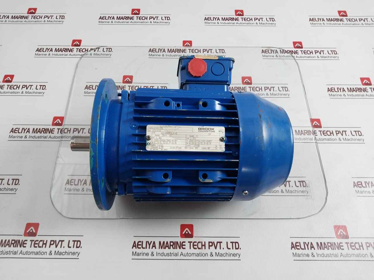 Brook Crompton Wu-da90lk-d Ac Servo Motor 50hz Ip55 Amb 40c - Image 5