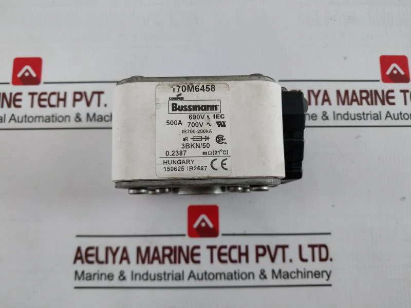 Bussmann 170M6458 High Speed Square Body Fuse 690V Iec Ir700-200Ka 150625/B2587 - Image 5
