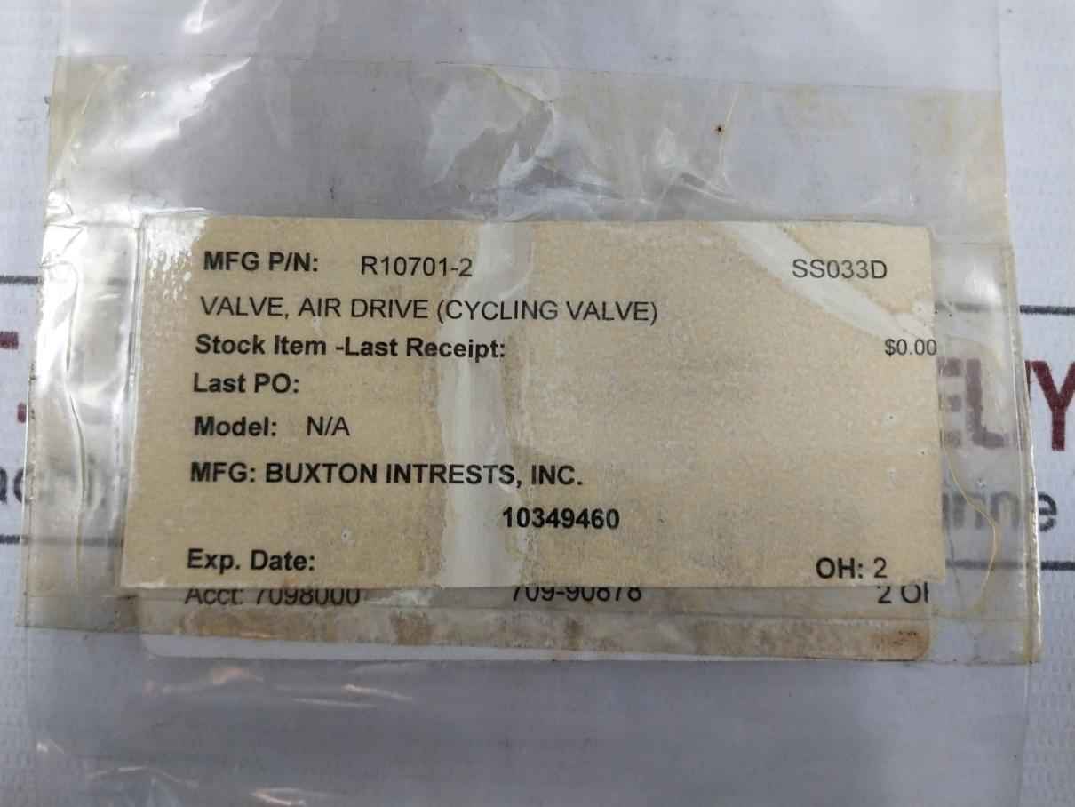 Buxton R10701-2 Air Drive Cycling Valve Repair Kit Ss033D - Image 11