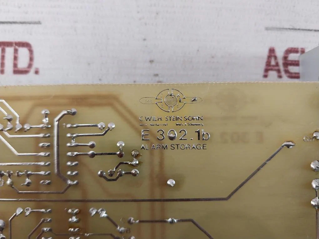 C.Wilh.Stein Sohn E 302.2 Alarm Storage Pc Board E 302.1A E 302.1B - Image 8