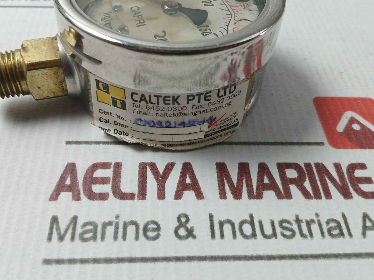 Capri 2.5" Ssc Btm Pressure Gauge 0-200 Kg/Cm2/3000Psi Kl.1.6 - Image 9