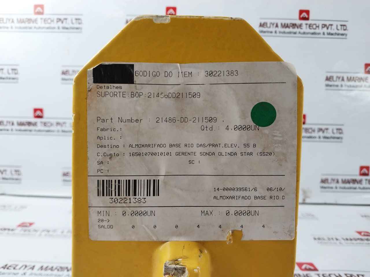 Carrier 21486-dd-211509 Bop Support Heavy Duty Yellow Steel Bracket - Image 10