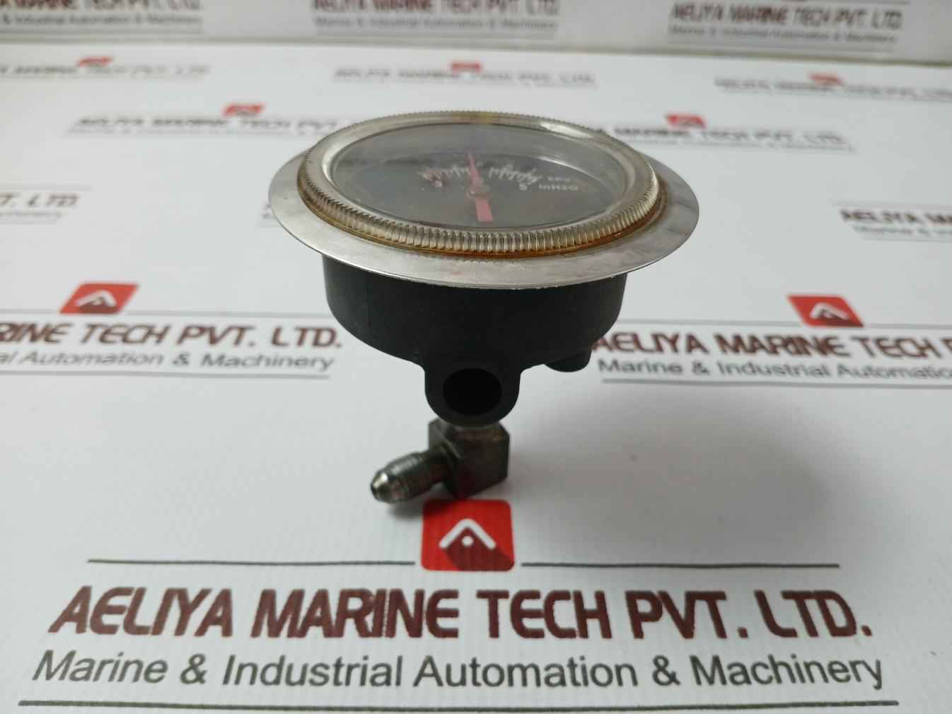 Caterpillar 289-9985 Beryllium Copper Diaphragm Brass Socket Pressure Gauge - Image 4