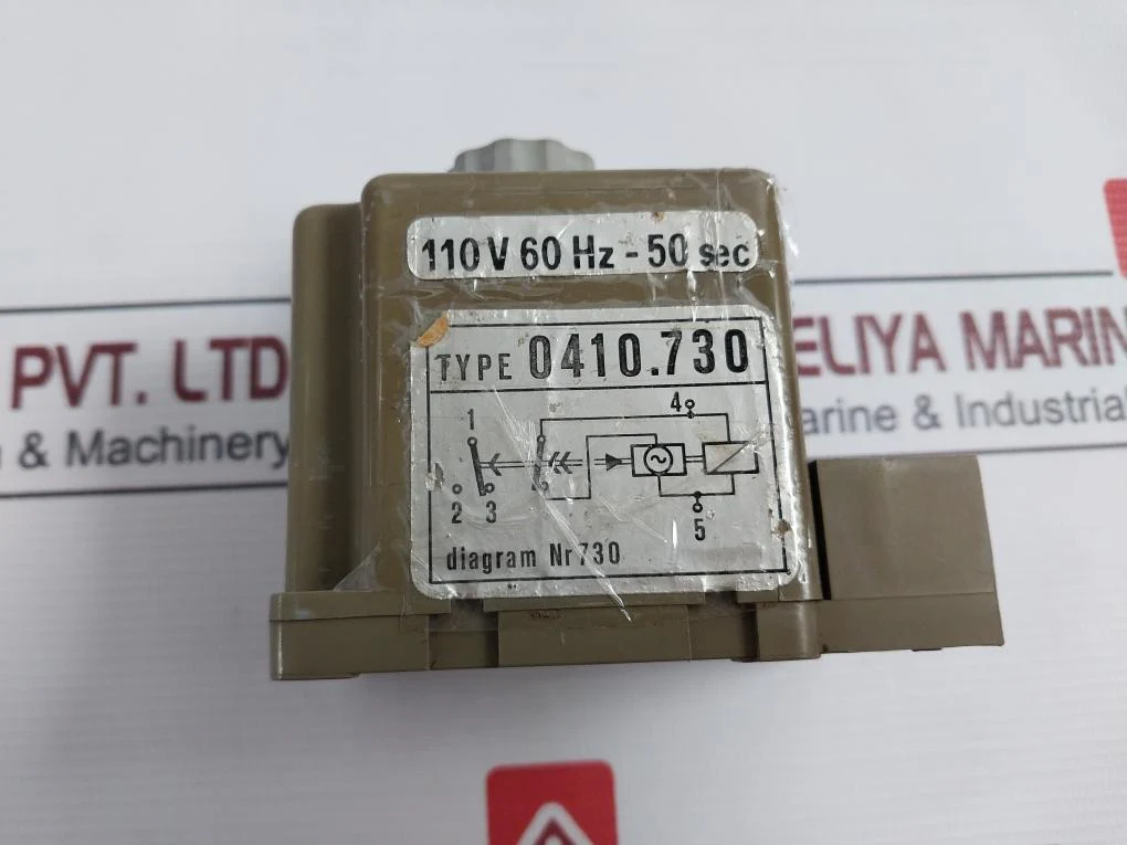 Cdc 0410.730 Timer Delay Relay 0-50 Sec 110V 60Hz - Image 5