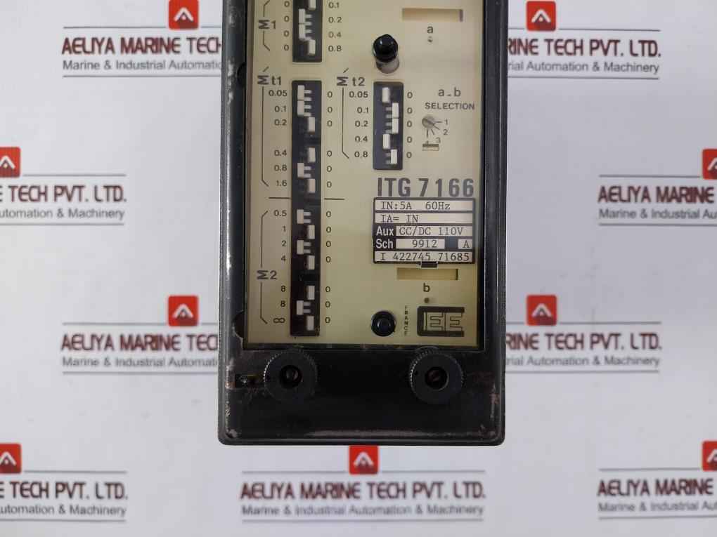 Cee Itg 7166 Phase & Earth Overcurrent Relay 5A 60Hz 876423 Aux Cc/Dc 110V - Image 8