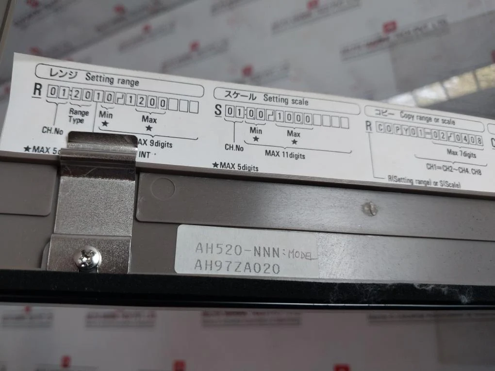 Chino Ah Hybrid Memory Recorder Ah97Za020 25Mm/H Rev.C Ah520-nnn - Image 9
