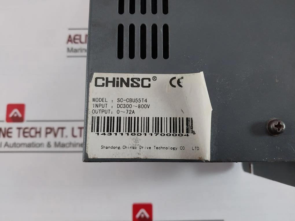 Chinsc Sc-cbu55T4 Regenerative Braking Unit Dc300-800V V 1.0 Hg1605 - Image 8