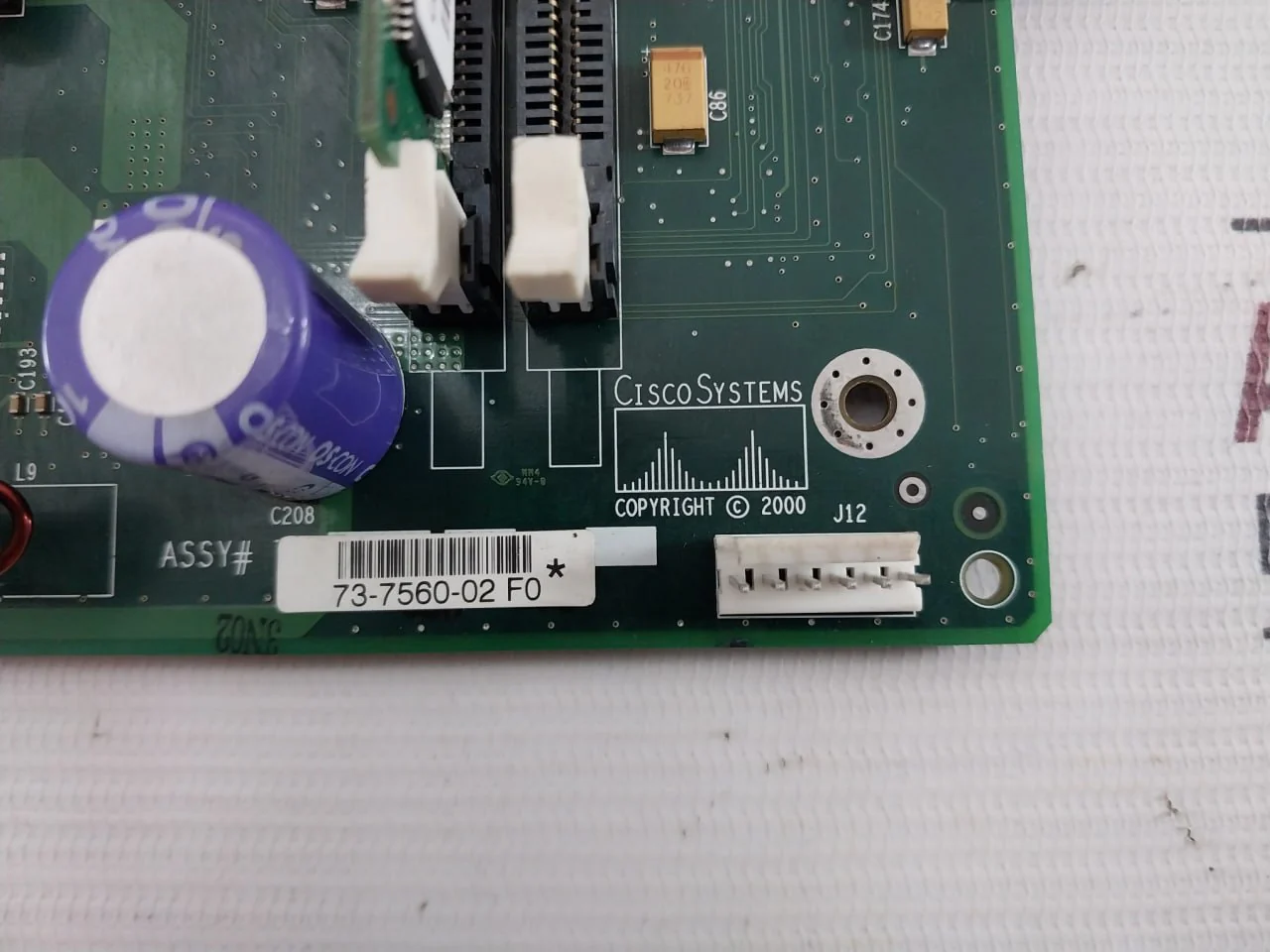 Cisco Systems 73-7560-02 Cpu Motherboard Mt4Lsdt864Ag-10Eg2 94V-0 100Mhz 64Mb - Image 13