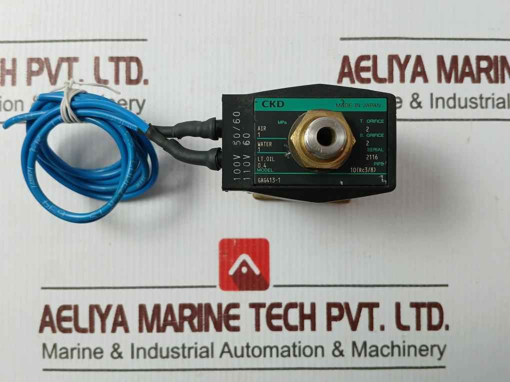Ckd Gag413-1 Solenoid Valve 100V 50/60Hz - Image 2