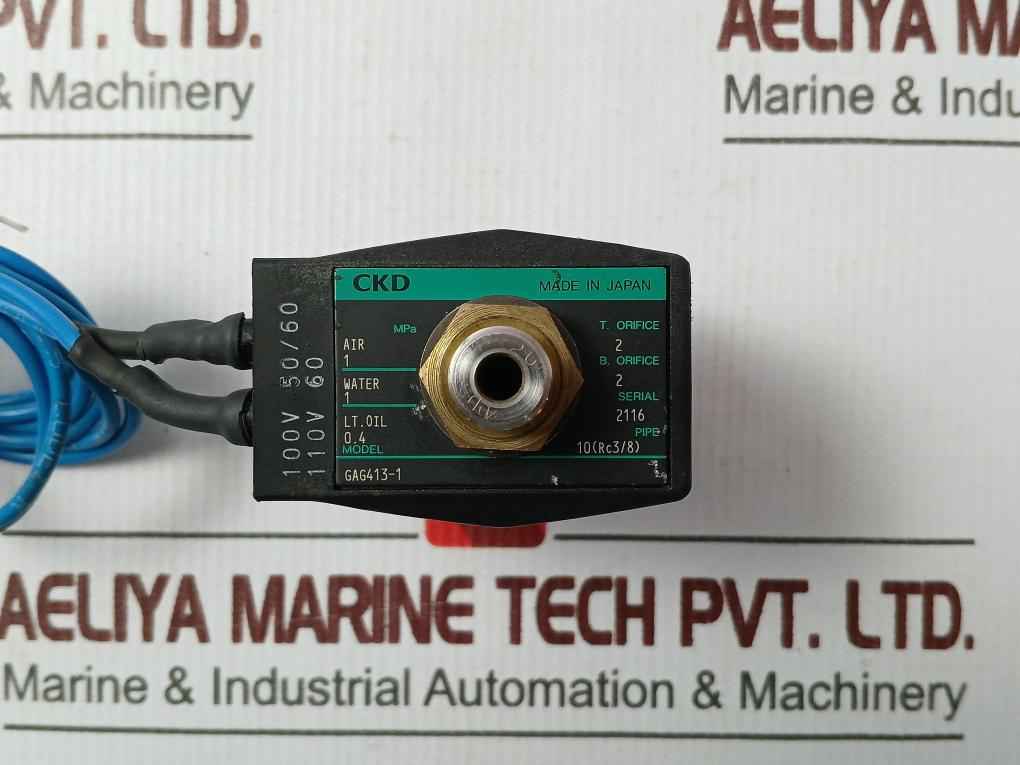 Ckd Gag413-1 Solenoid Valve 100V 50/60Hz - Image 7