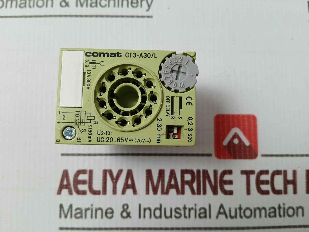 Comat Ct3-a30/L Time Relay 20–65Vac 0.2–3S 2–30Min - Image 4