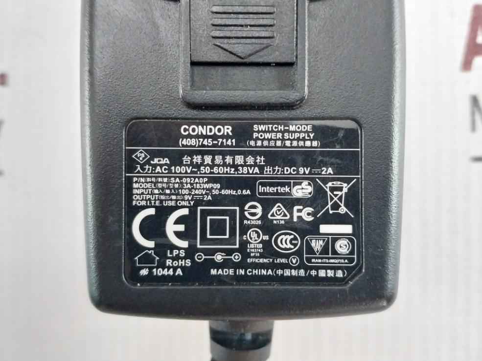 Condor 3a-183wp09 Power Supply Adapter 240v-50-60hz-0.6a - Image 6