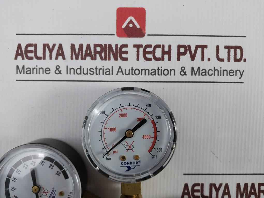 Condor Mdn G 30 Arg Pressure Regulator 0-315 Bar 30 Lpm - Image 7
