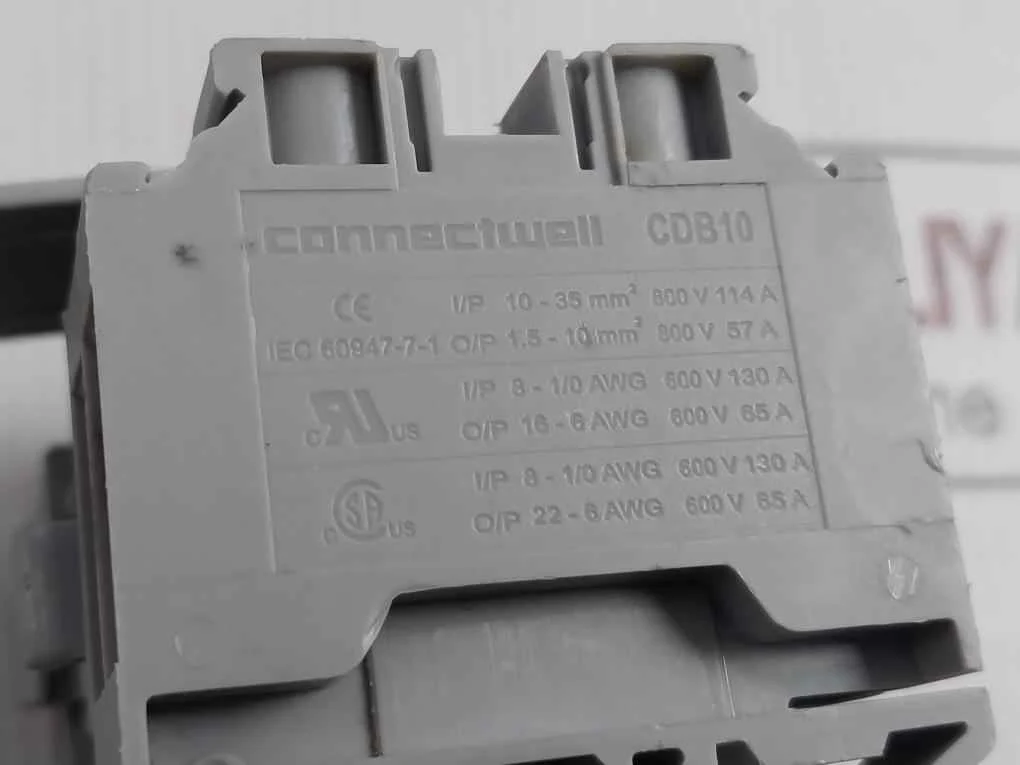 Connectwell Cdb10 Distribution Block Series Cdb 60947-7-1 - Image 6