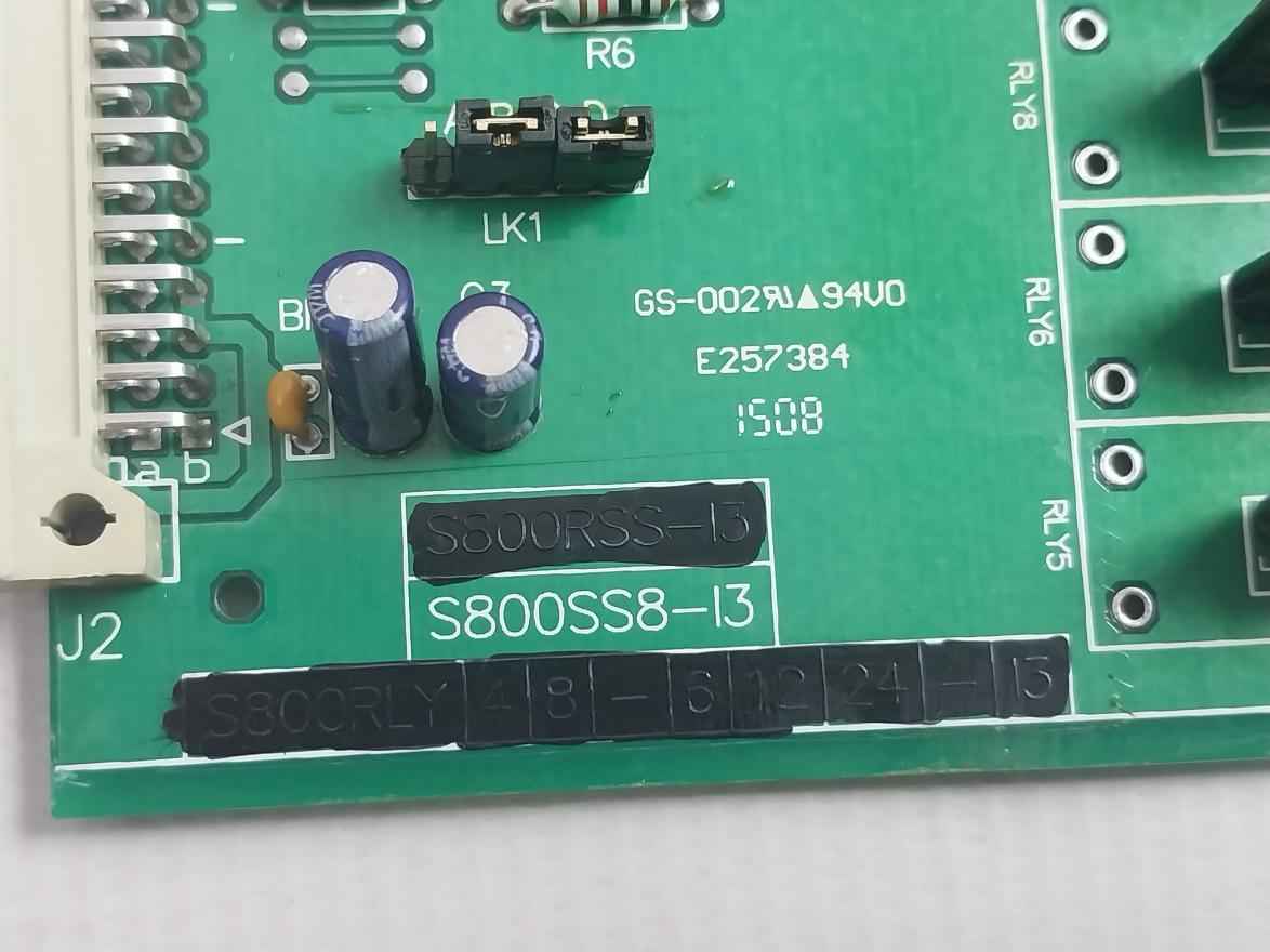 Contrec S800Rly-i3 Printed Circuit Board E257384 Gs-002 - Image 4