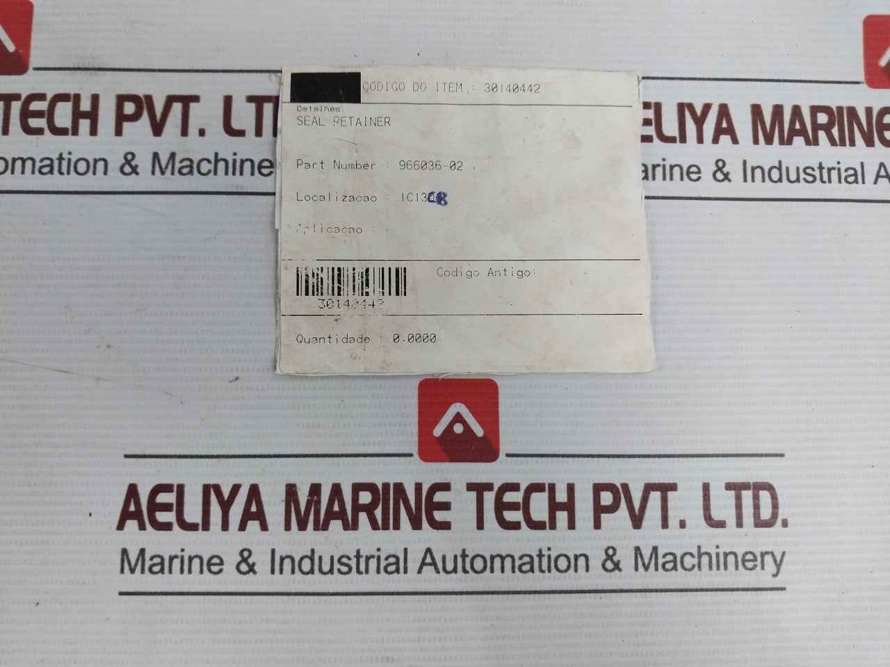 Control Flow 966036-02 Compensator Seal Retainer 30140442 - Image 10