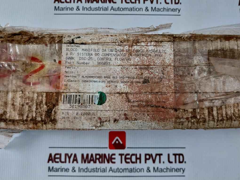 Control Flow 966093 Hydraulic Power Unit (Hpu) Manifold Block 3500 Psi - Image 10