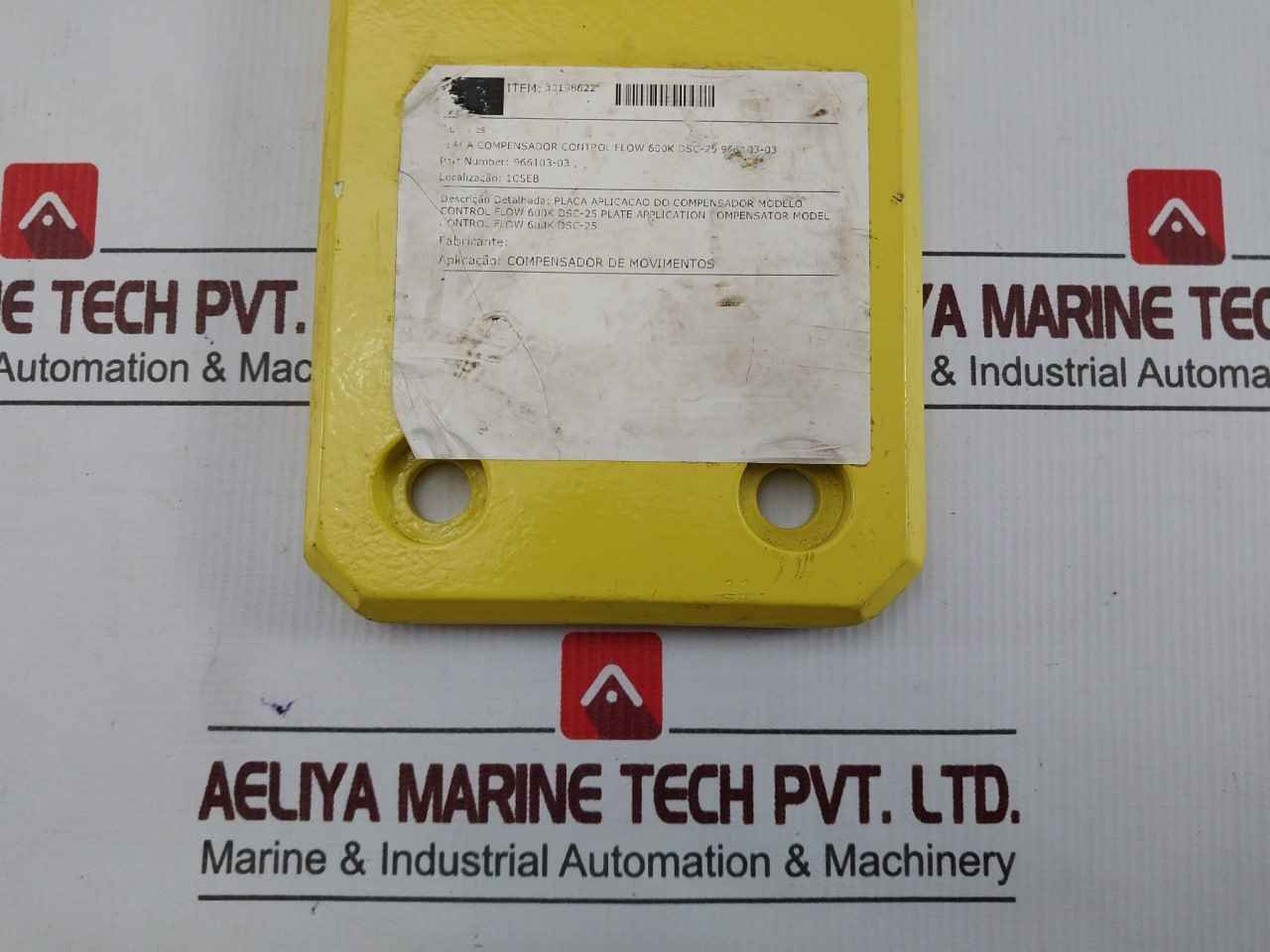 Control Flow 966103-03 Compensator Plate For Motion Compensator 600K Dsc-25 - Image 7