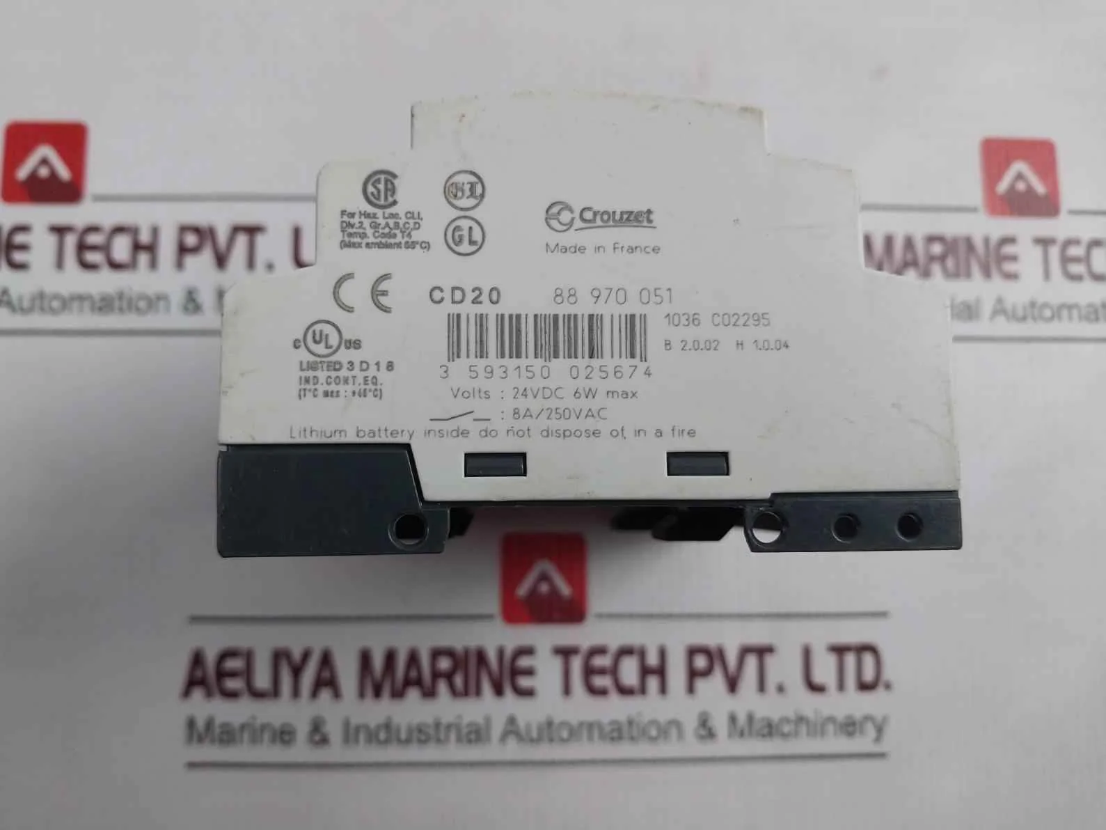 Crouzet Cd20 Programmable Logic Controller  24vdc 6w Max 88 970 051 - Image 5