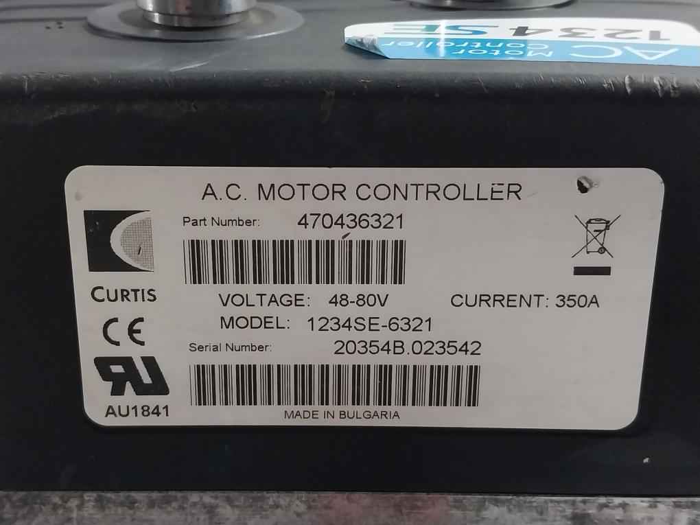 Curtis 1234Se-6321 Ac Motor Controller 48-80V 350A 470436321 - Image 6