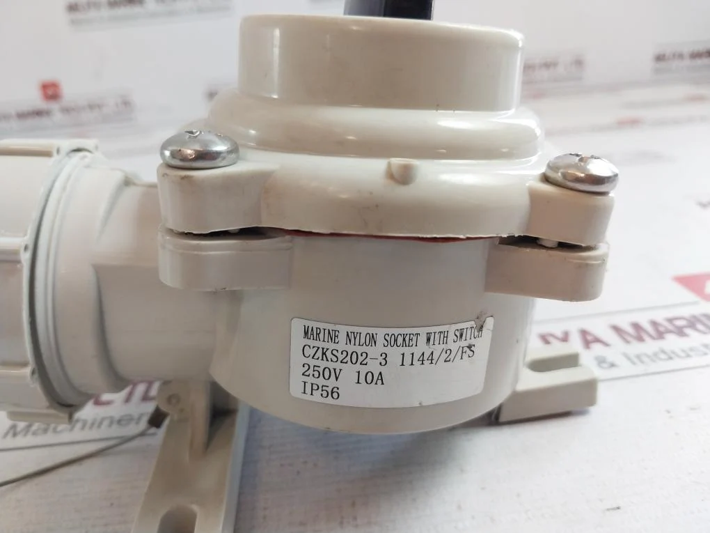Czks202-3 Marine Nylon Socket With Switch 250V 10A 1144/2/Fs Ip56 - Image 6