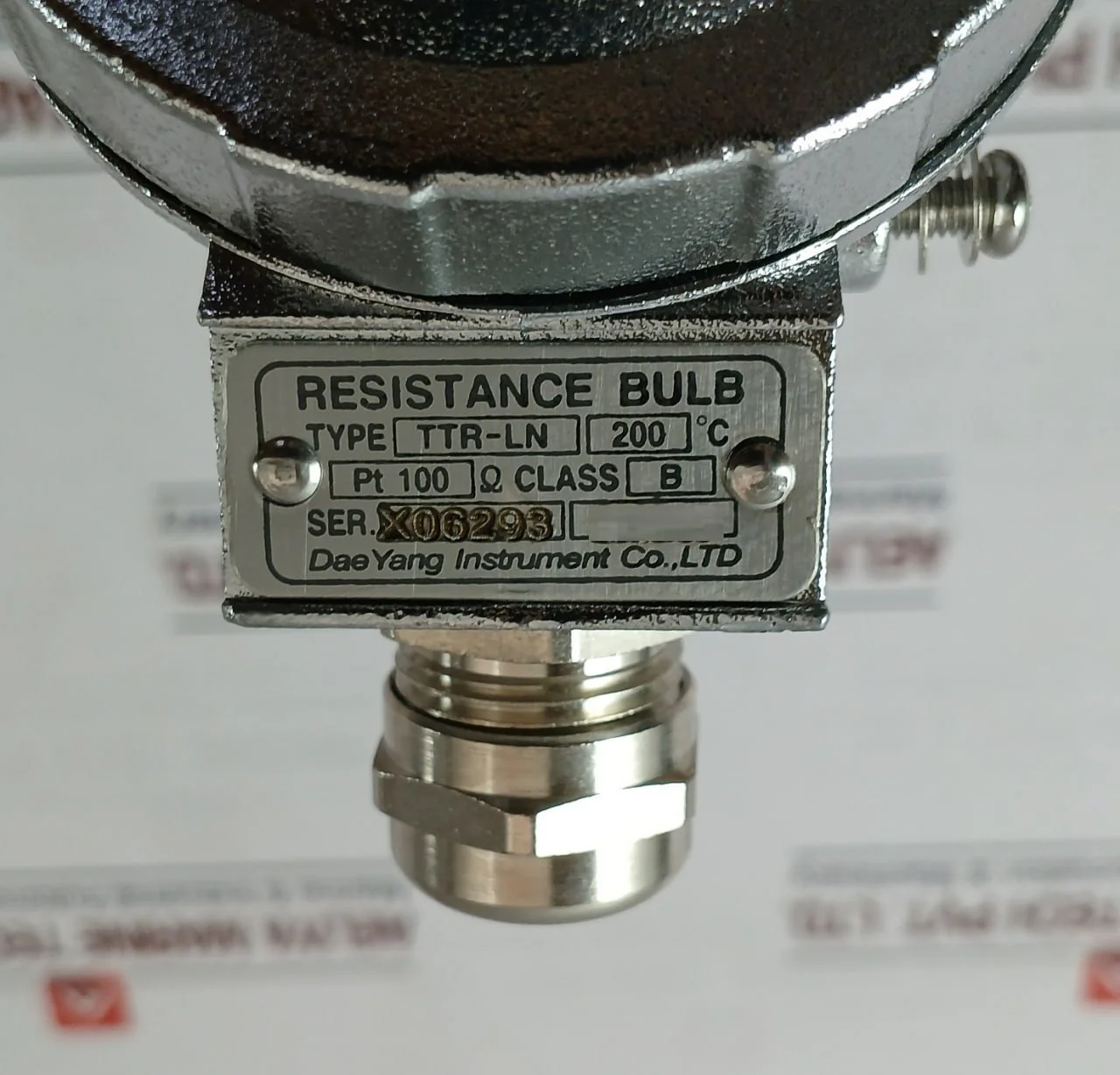 Daeyang Instrument Ttr-ln Resistance Bulb 75-mm Pt 100 Ω Class B - Image 7
