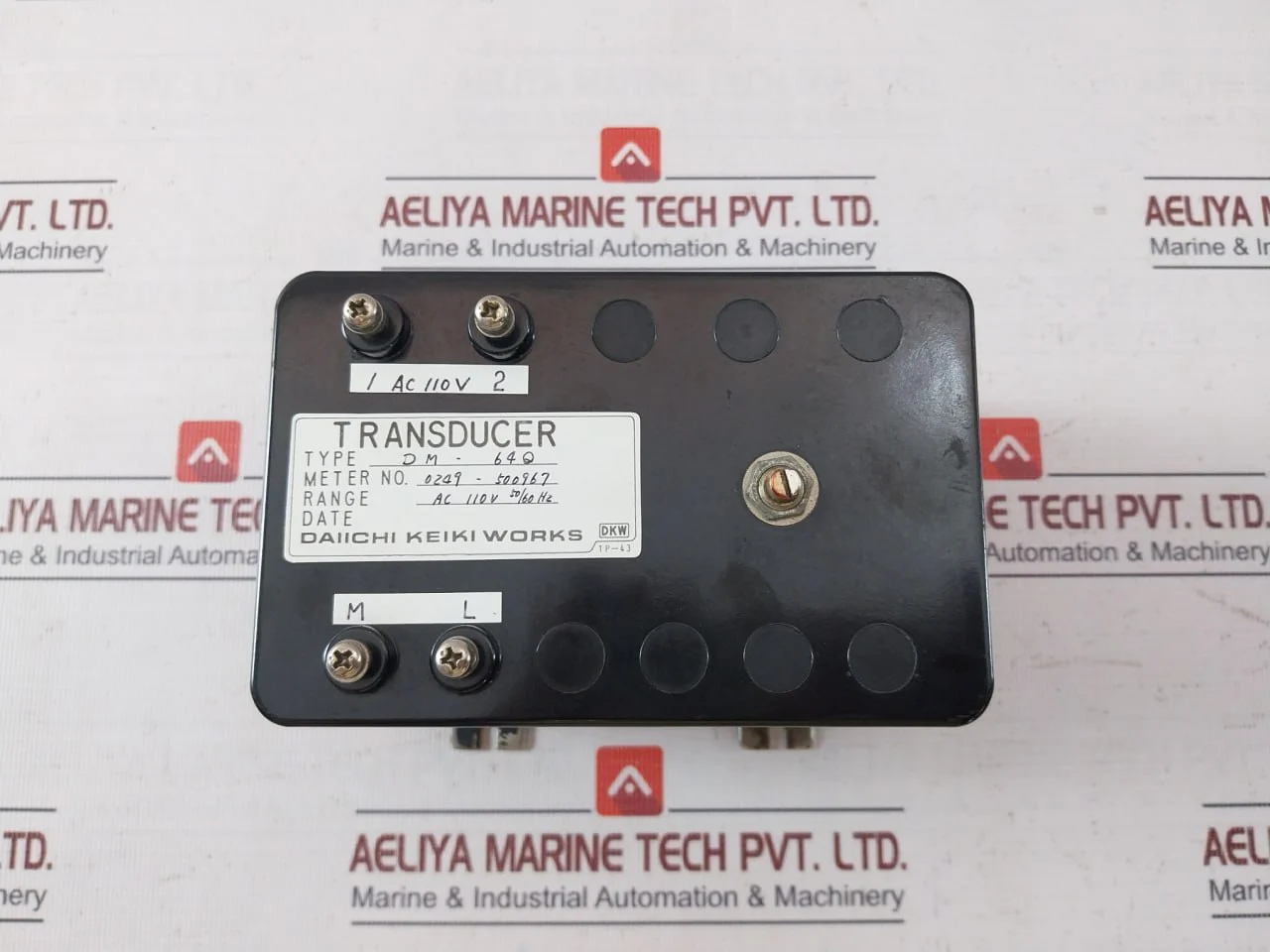 Daiichi Keiki Dm-64Q Transducer 0249-500967 Ac 110V 50/60Hz - Image 2