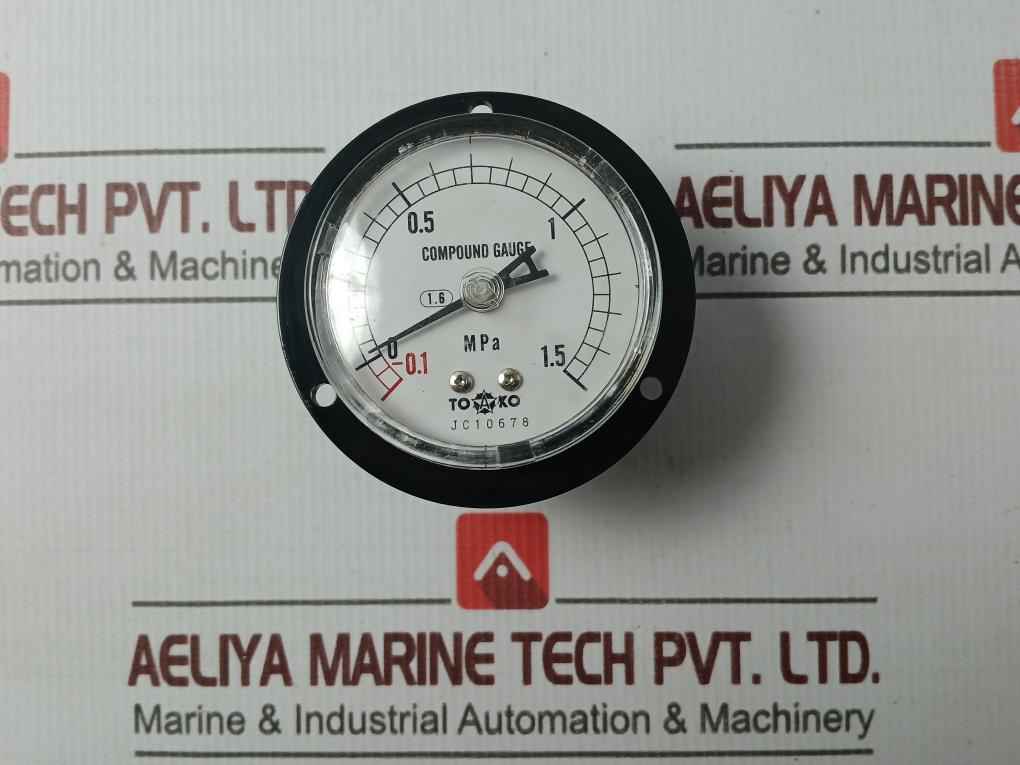 Daikin 1103438 Oil Pressure Gauge Spec:Du60 X 1.5Mpa X -0.1Mpa - Image 2