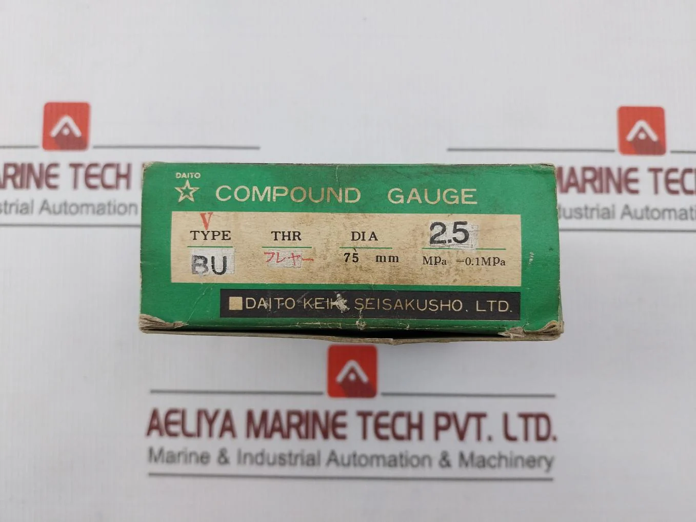 Daito Keiki Bu Pressure Gauge 75Mm 2.5 Mpa-0.1Mpa - Image 5