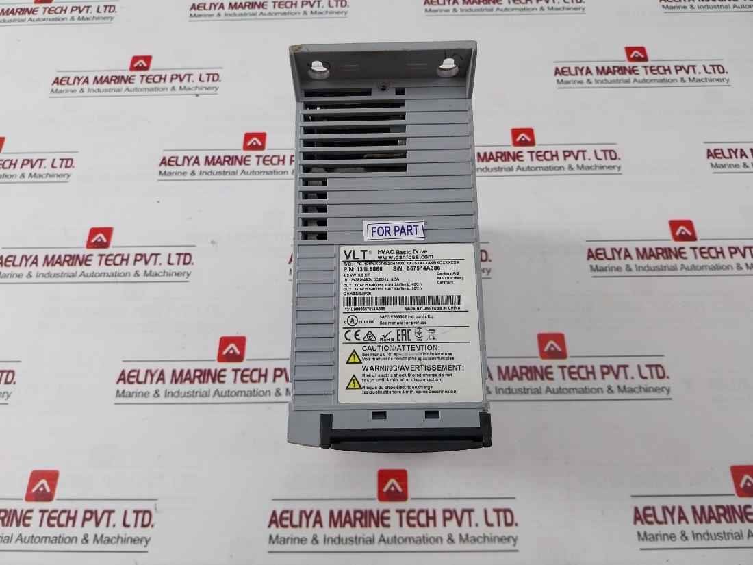 Danfoss 131L9866 Hvac Basic Drive Frequency Inverter 50/60Hz 8.3A (Not Working) - Image 4