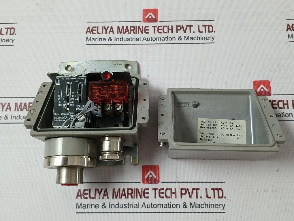 Danfoss Kps 43 Pressure Switch 0.1-1.0 Mpa 15-150 Psig 1.02 Kp/Cm2 480Vac 12W - Image 8