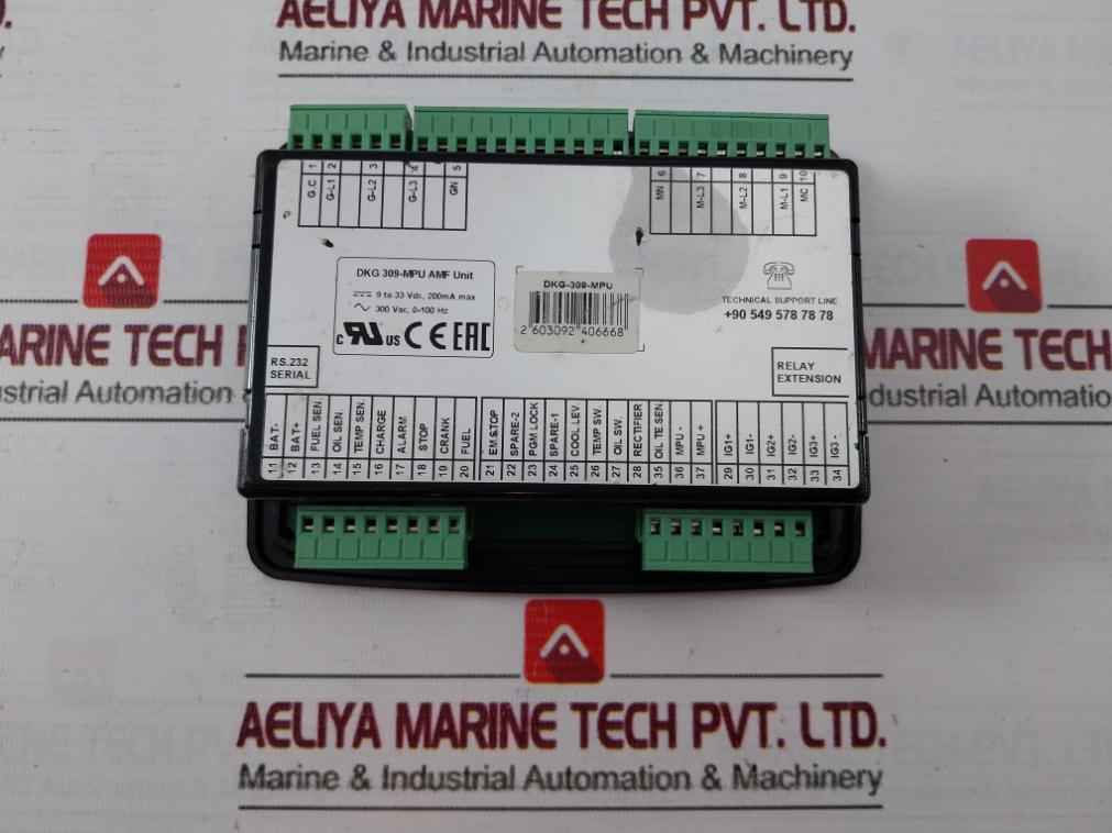 Datakom Dkg 309-mpu Automatic Mains Failure Unit 9-33 Vdc 200Ma Max - Image 6