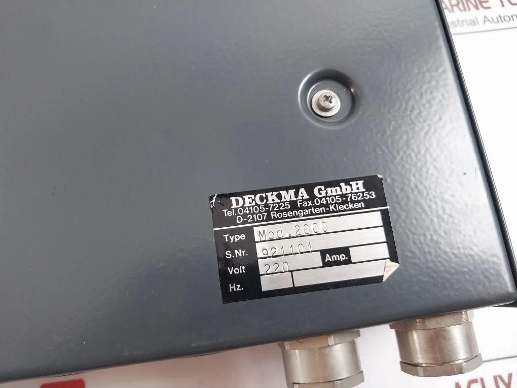 Deckma 815.5-6 Gl Fire Detection System Mod.2000 220V - Image 7