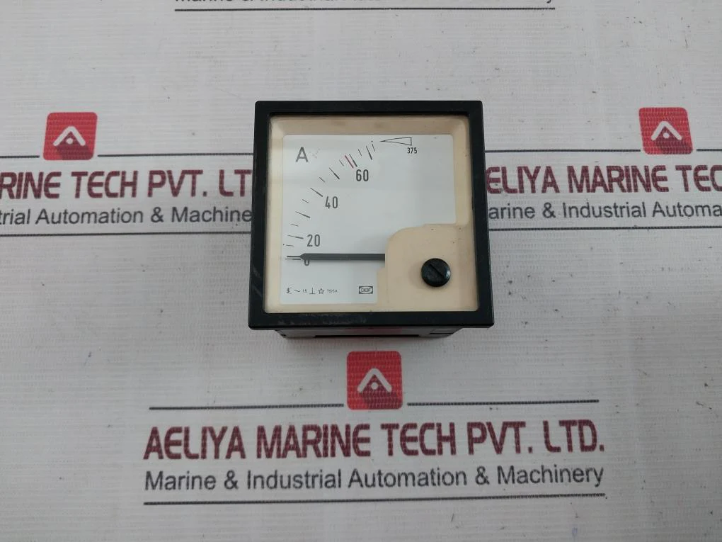 Deif 0-75/375A Analog Ammeter 30084-10 - Image 2