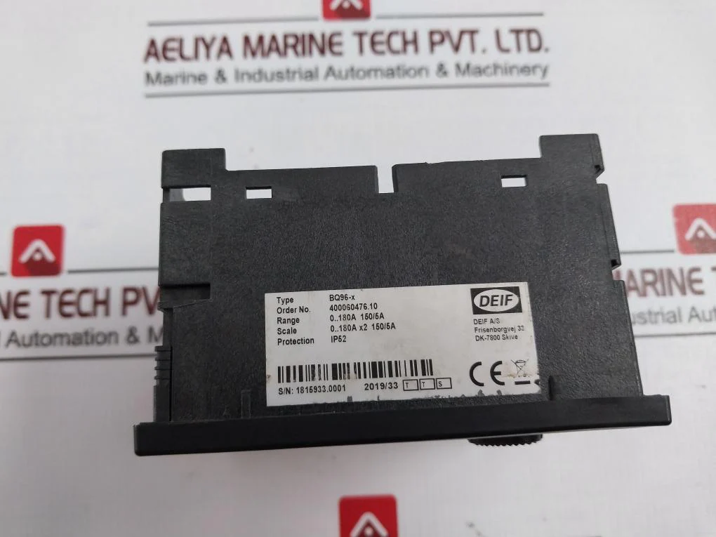 Deif Bq96-x Ammeter 400060476.10 Ip52 0…180A 150/5A 300V 600V 15Min - Image 6